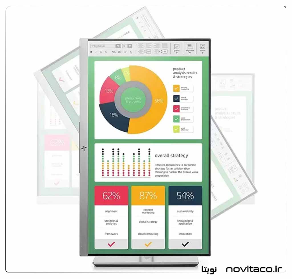مانیتور اچ پی 22 اینچ مدل HP E223 - مانیتور اچ پی 22 اینچ مدل HP E223 استوک- مانیتور HP E223 - Monitor HP E223